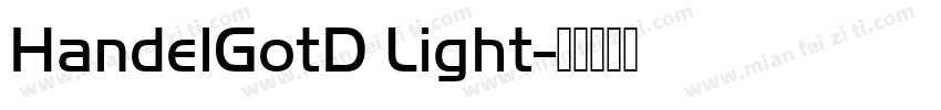 HandelGotD Light字体转换
